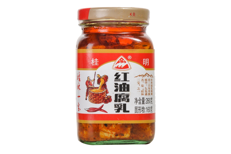 GUI MING RED OIL BEAN CURD 280G